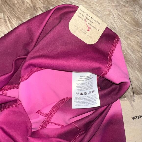 New Nike Yoga women's Dri-Fit High Rise 7/8 Legging Pink size M - Picture 4 of 10